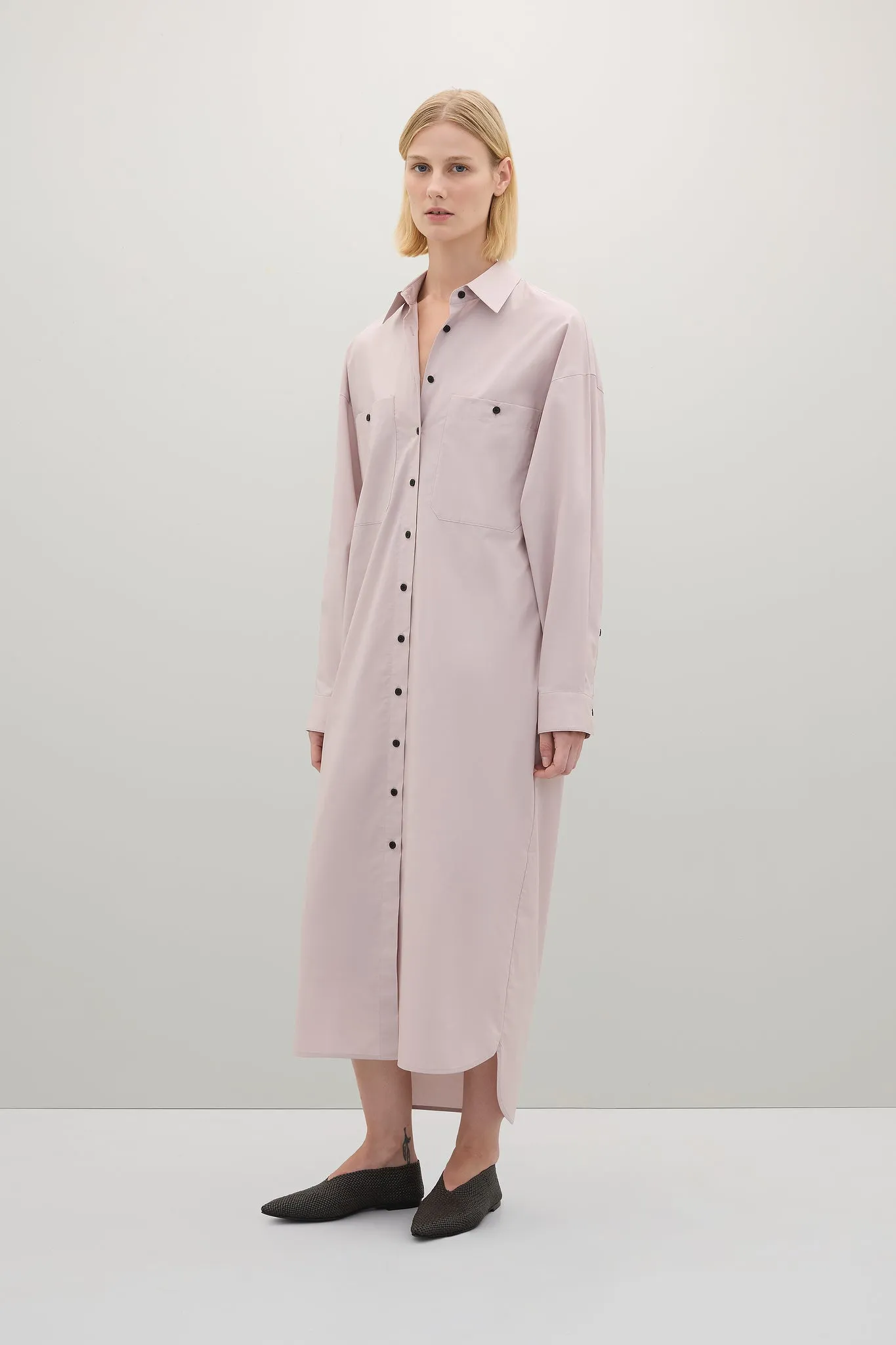 The Judd Shirt Dress sold by A.EMERY