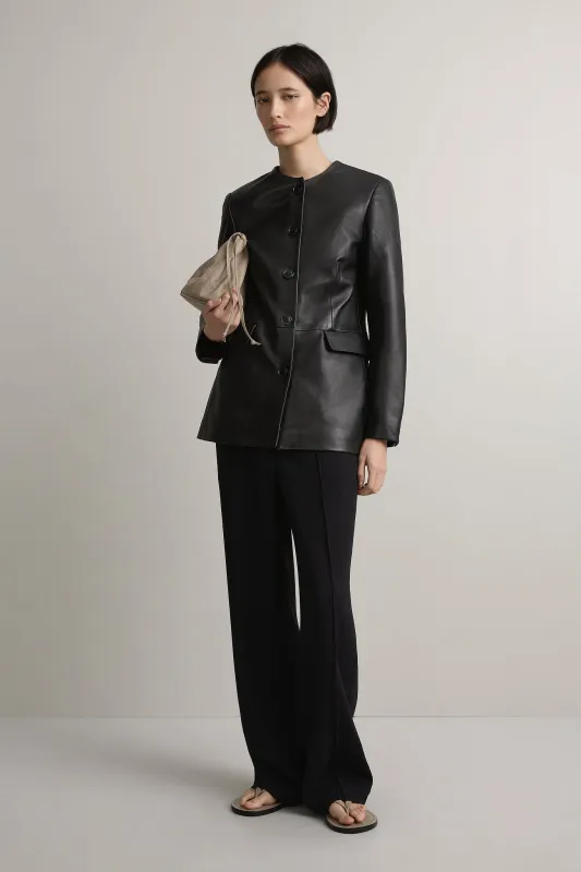 The Esme Leather Jacket made by A.EMERY