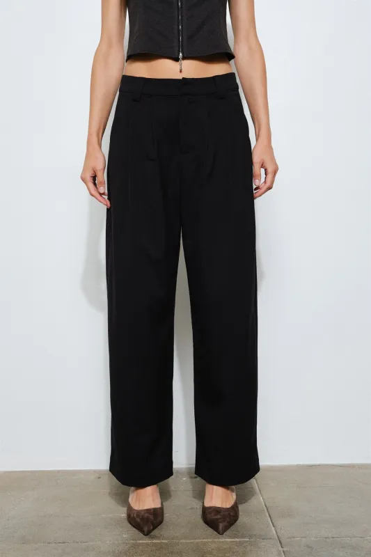 LC2590P | Renee Wide Leg Low Rise Trouser Pant sold by Loucia