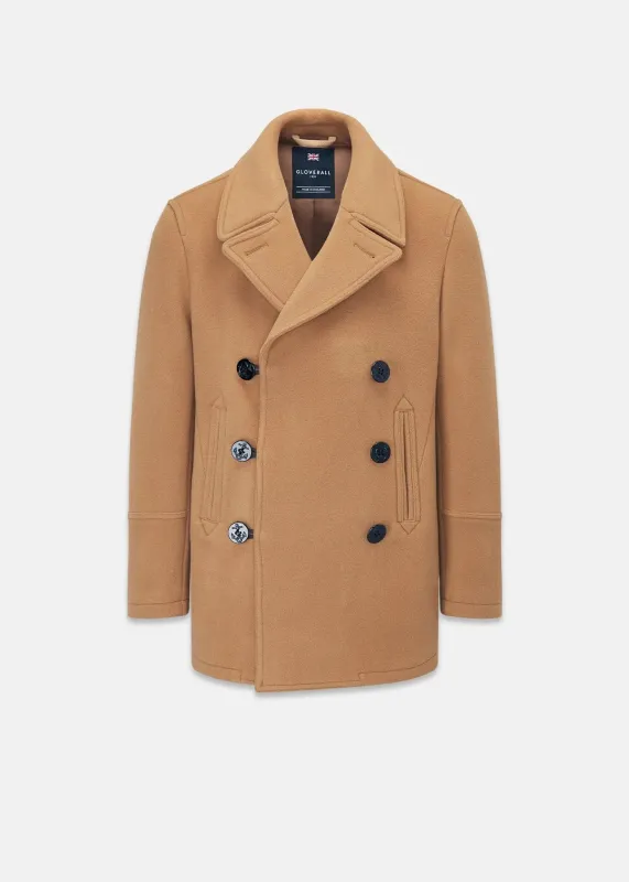 Men's Tennyson Peacoat Camel sold by Gloverall