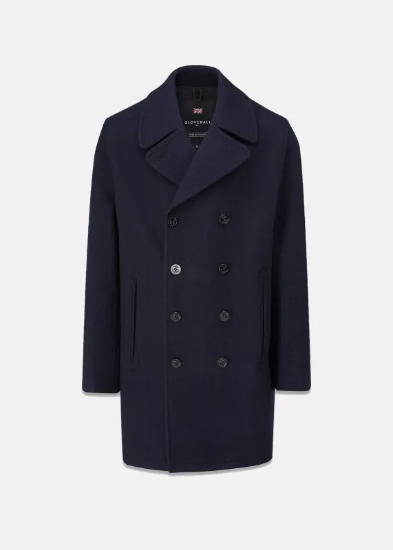 Men's Oversized Peacoat Navy made by Gloverall
