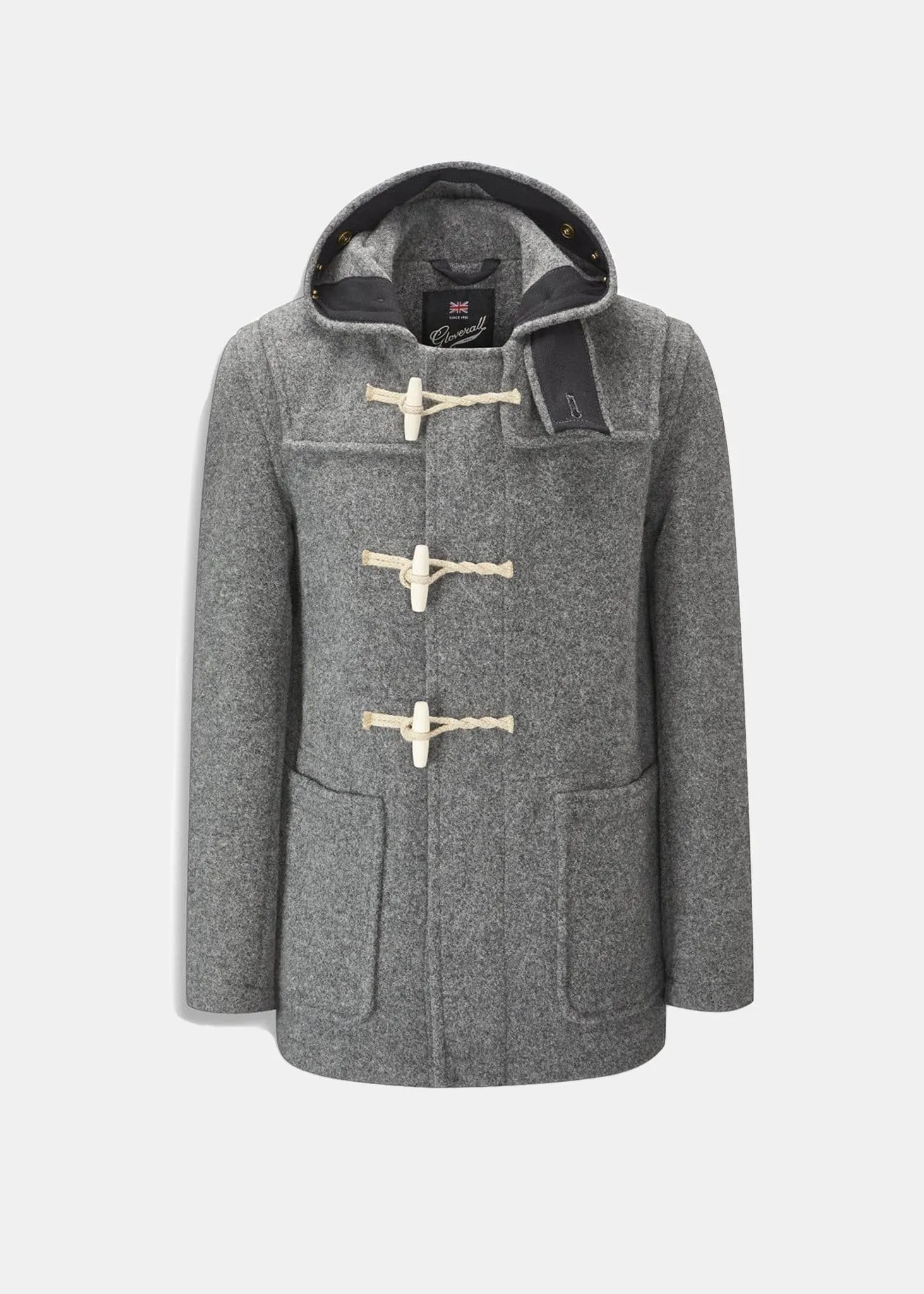 Men's Mid-Length Monty Duffle Coat Grey (Archive) sold by Gloverall