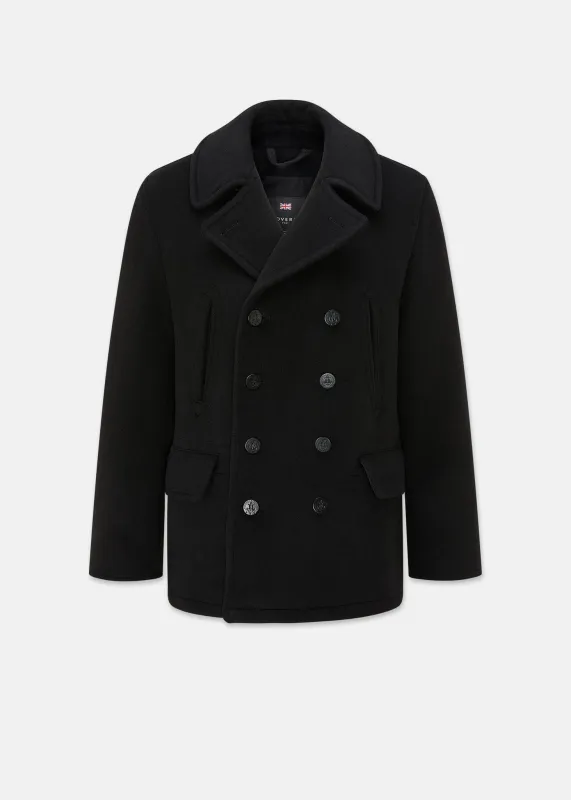 Men's Churchill Peacoat FC Black made by Gloverall