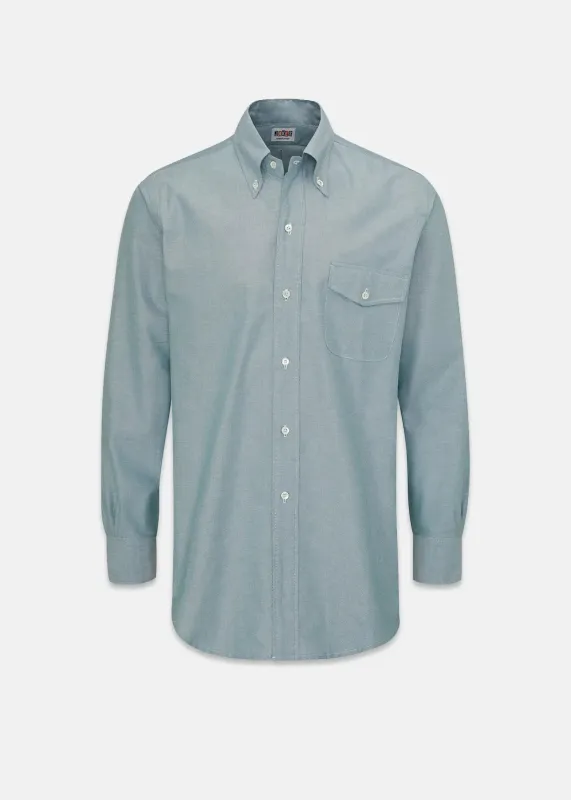 Men's Jakes Shirts Oxford Shirt Pale Green sold by Gloverall
