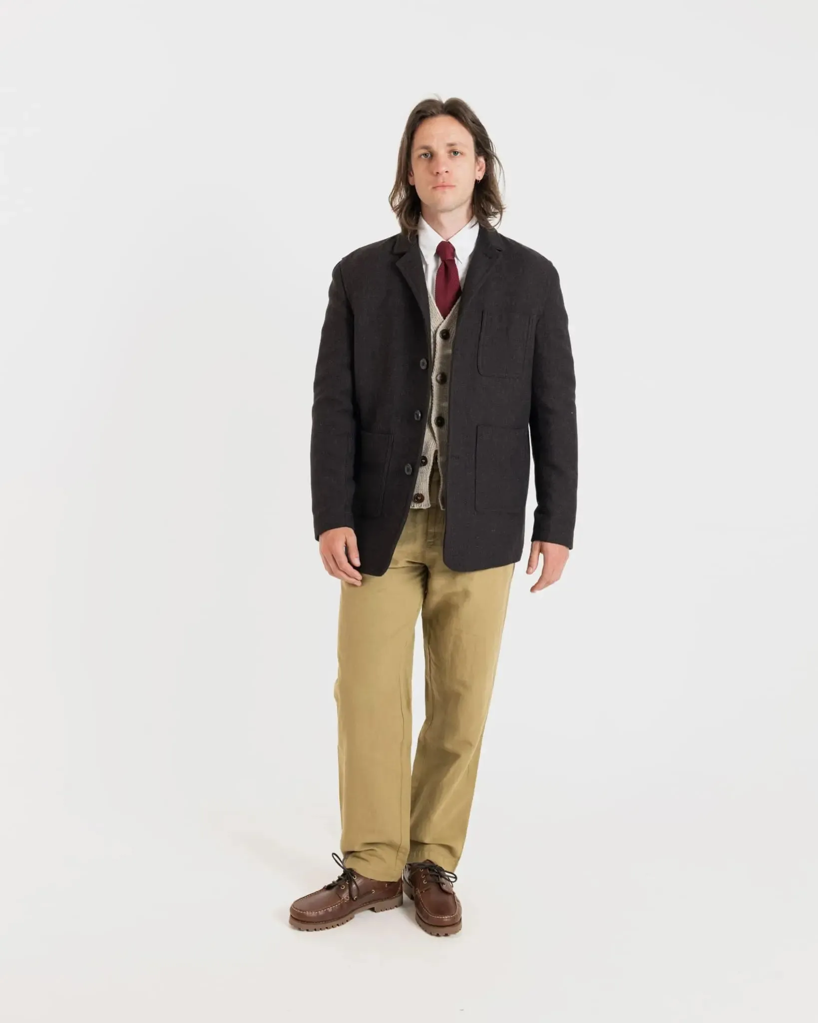 Men's Oscar Blazer Mulberry sold by Gloverall product image thumbnail 4