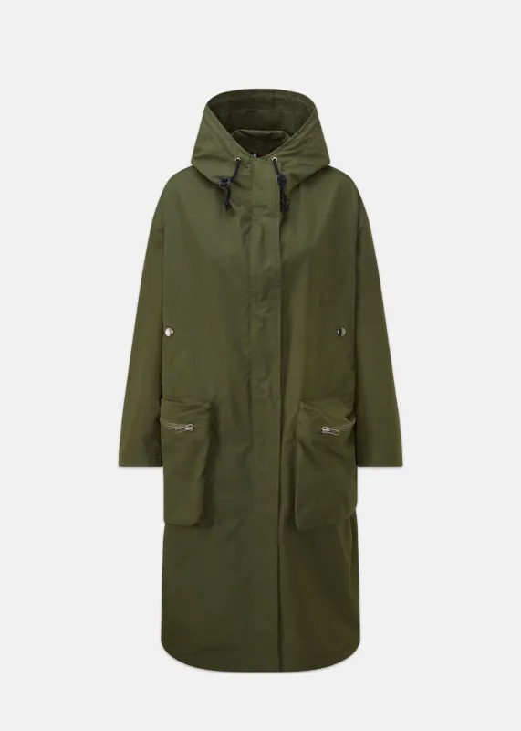 Women's Coleman Parka Olive made by Gloverall