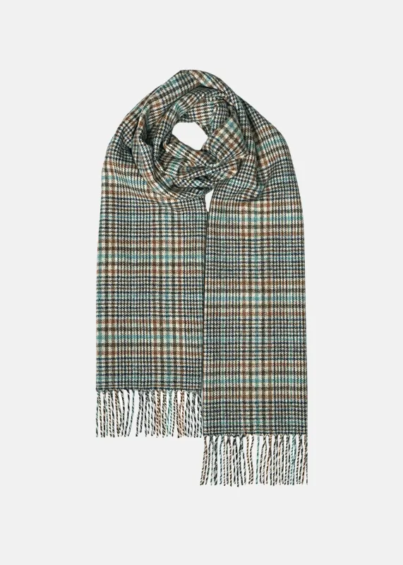 Unisex Oversized Lambswool Scarf Lindean made by Gloverall