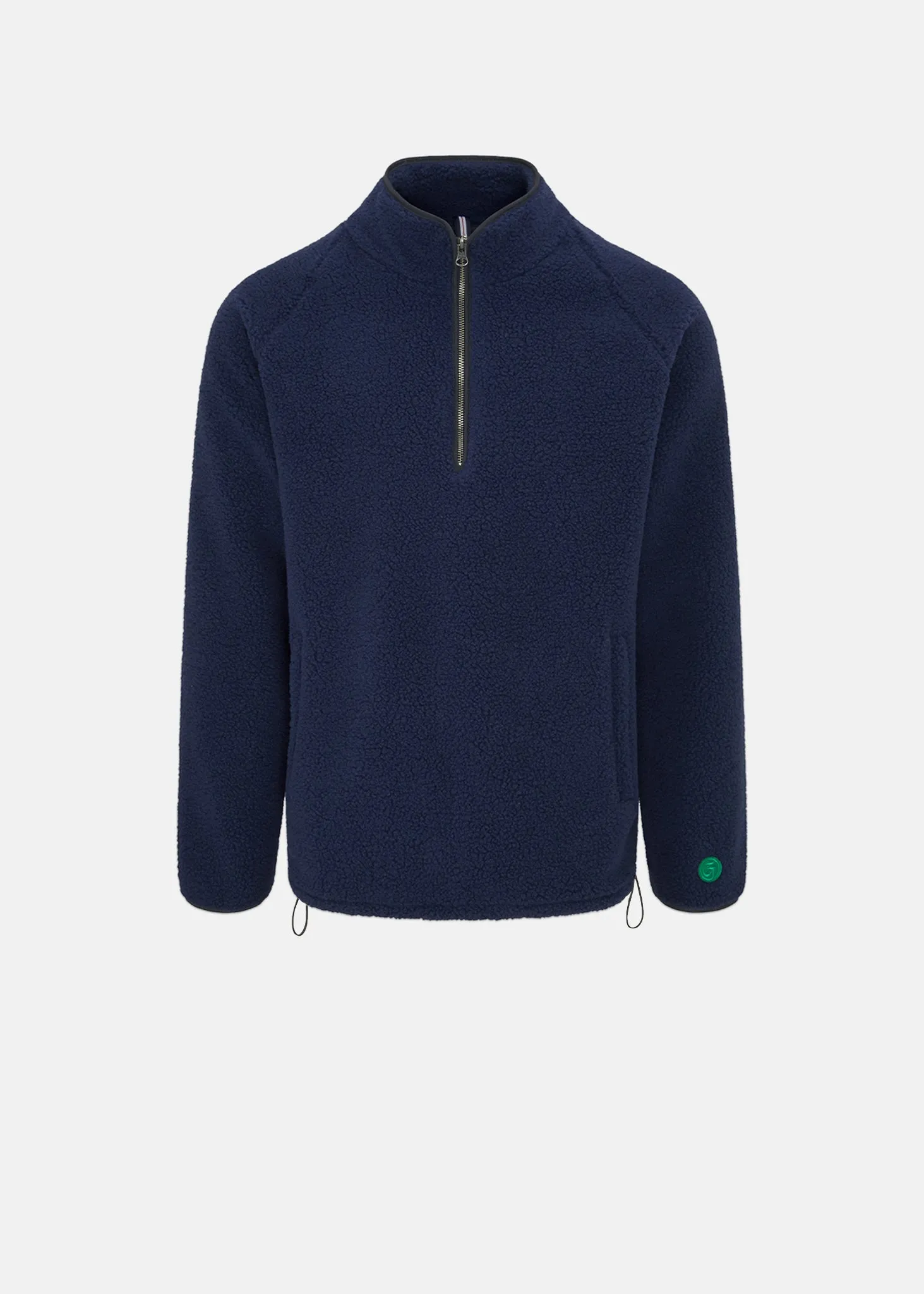 Men's Somerset Zip Fleece Navy sold by Gloverall