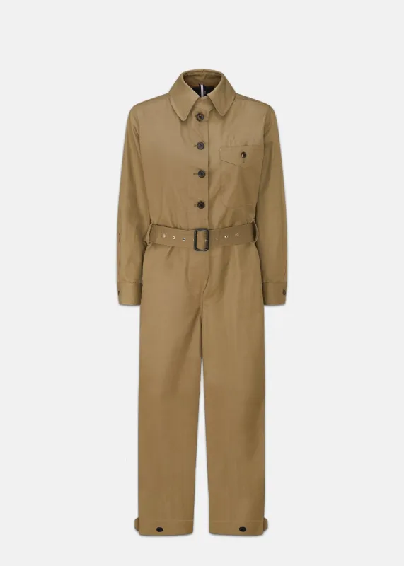 Women's Curtis Overall Khaki made by Gloverall