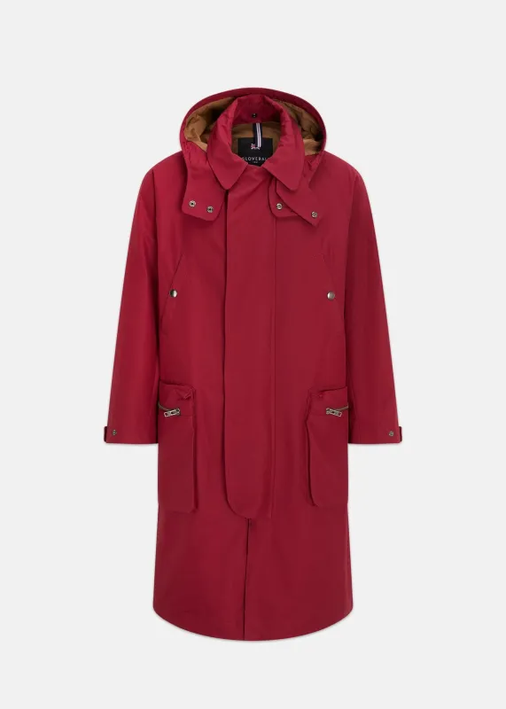 Men's Stanley Parka Bordeaux made by Gloverall