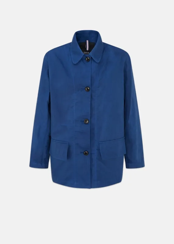 Women's Kennedy Chore Jacket Royal Blue sold by Gloverall
