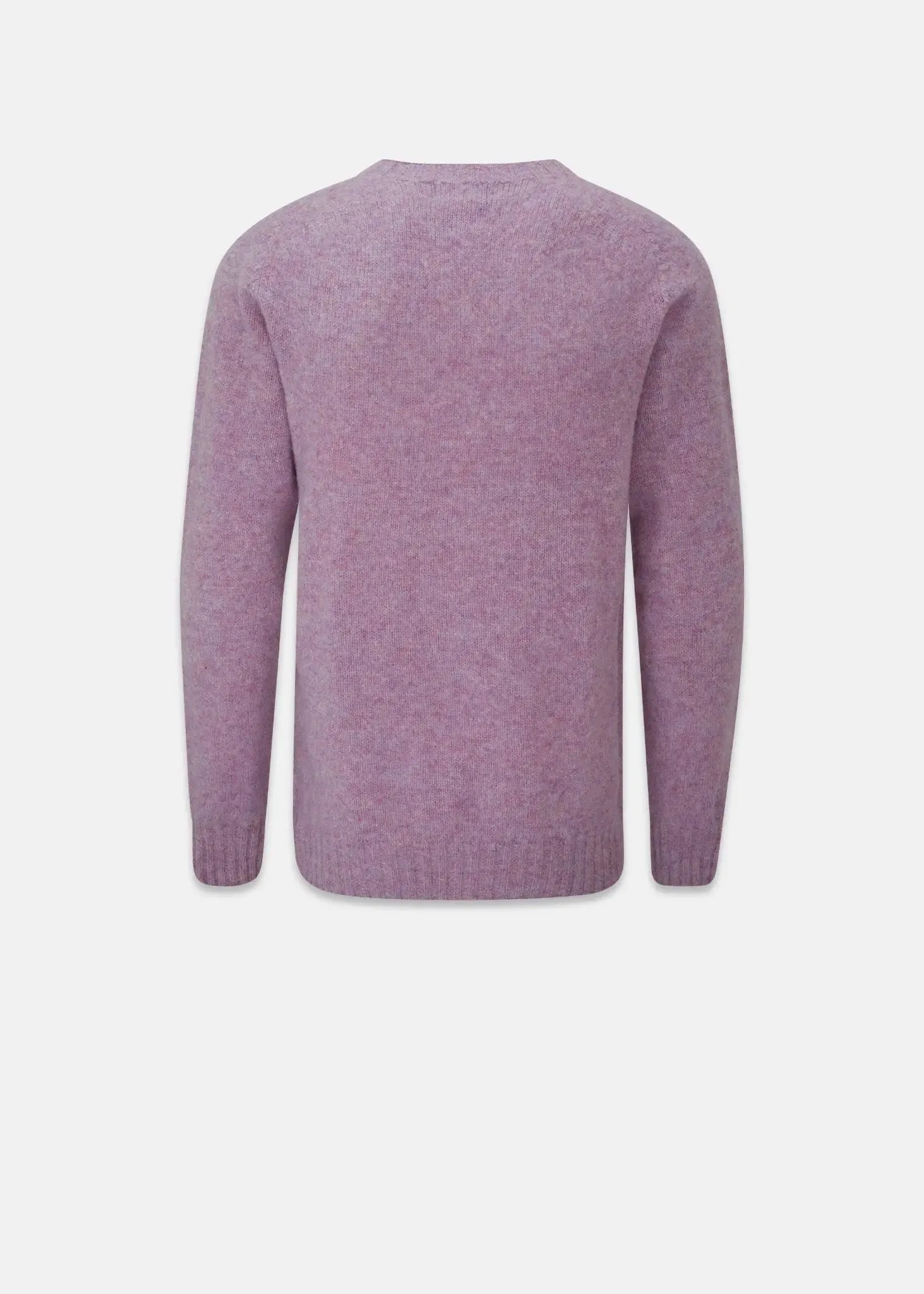 Men's Oxford Brushed Lambswool Jumper Purple sold by Gloverall product image thumbnail 4