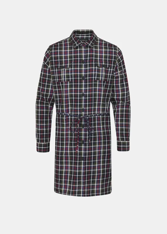 Women's Shirt Dress Check made by Gloverall