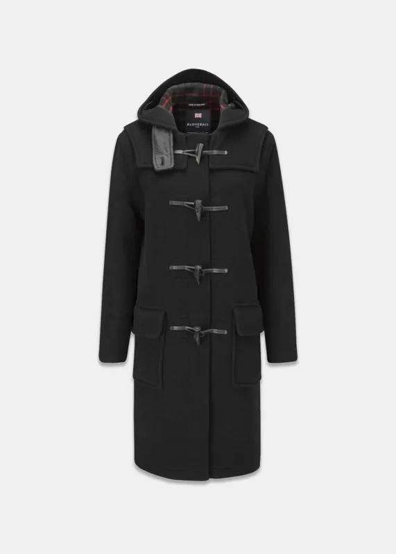 Women's Freda Duffle Coat FC Black made by Gloverall