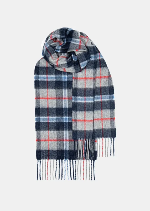 Unisex Cashmere Scarf Douglas Navy sold by Gloverall