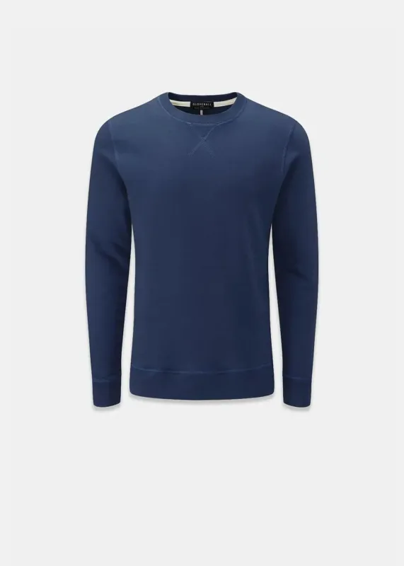 Unisex Jersey Sweatshirt Navy sold by Gloverall