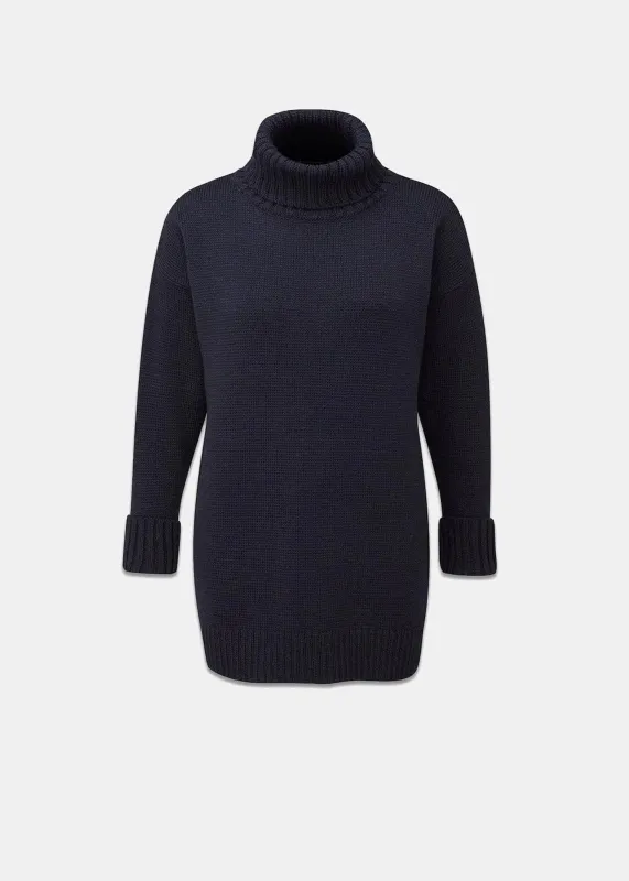 Women's Submariner Jumper Navy sold by Gloverall