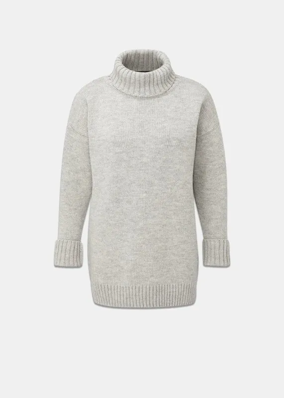 Women's Submariner Jumper Light Grey sold by Gloverall