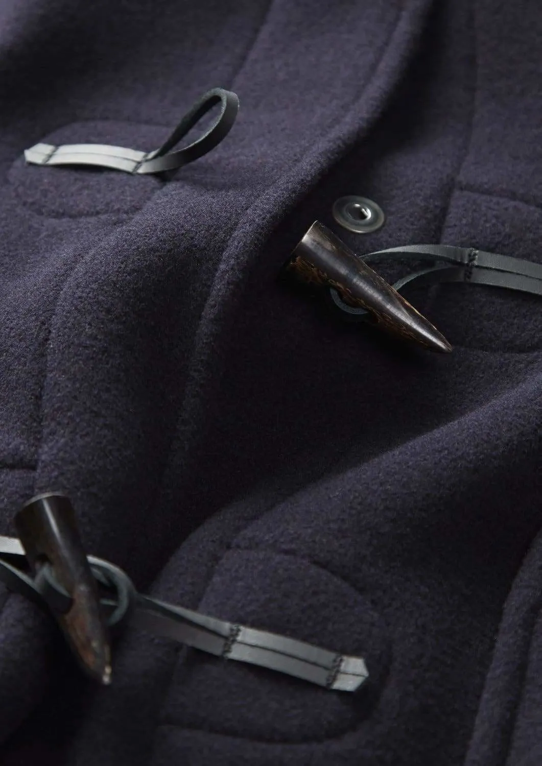 Women's Long Slim Fit Freda Duffle Coat Navy Royal Stewart sold by Gloverall product image thumbnail 4