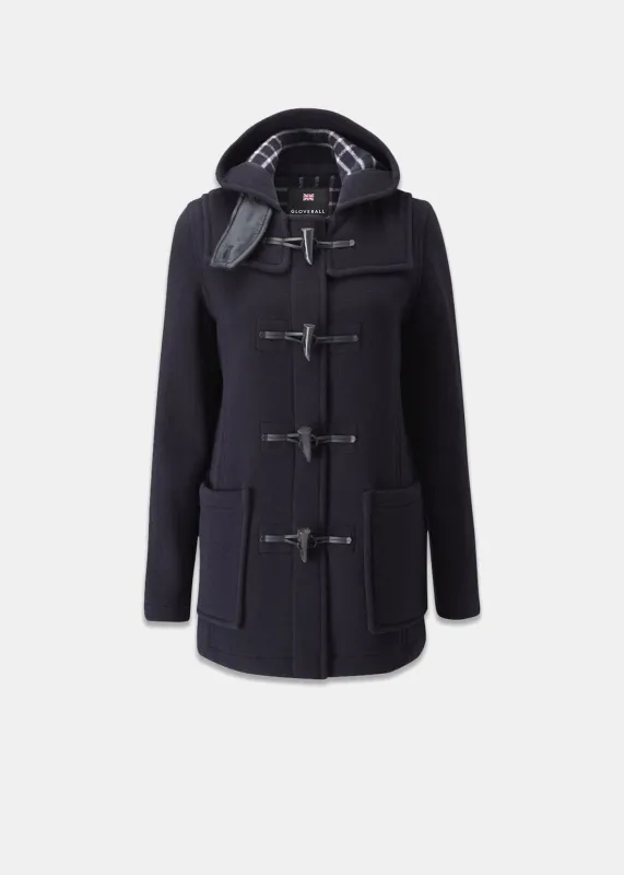 Women's Short Slim Fit Freda Duffle Coat FC Navy made by Gloverall