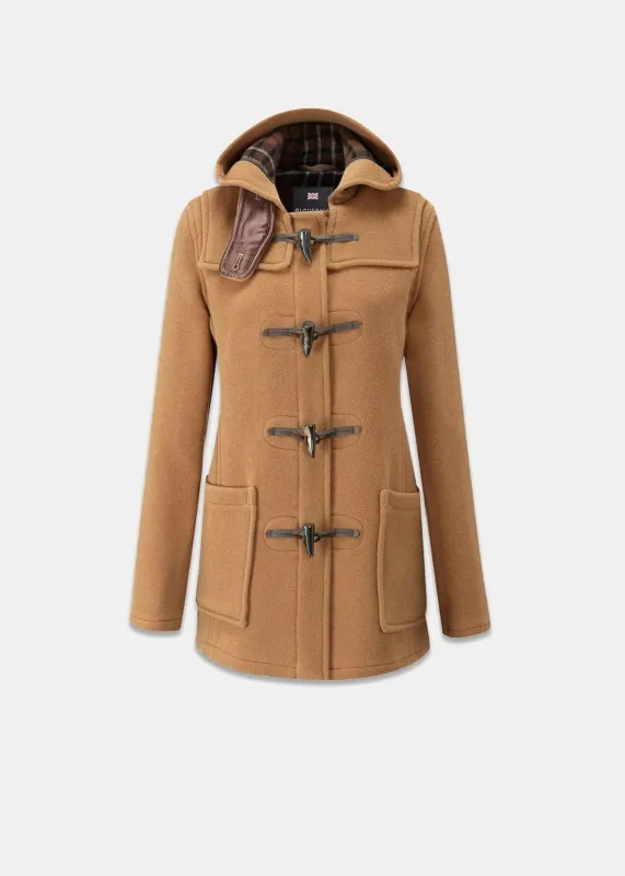 Women's Short Slim Fit Freda Duffle Coat FC Camel sold by Gloverall
