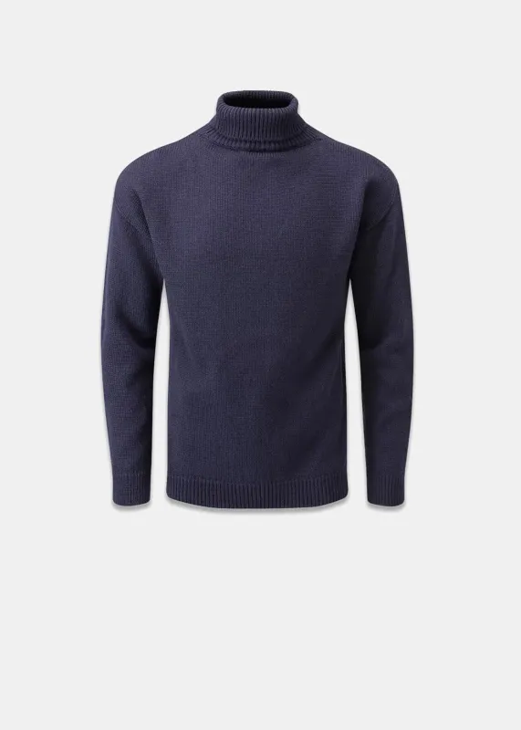 Men's Submariner Jumper Navy made by Gloverall