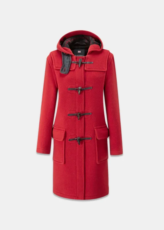 Women's Freda Duffle Coat FC Red sold by Gloverall