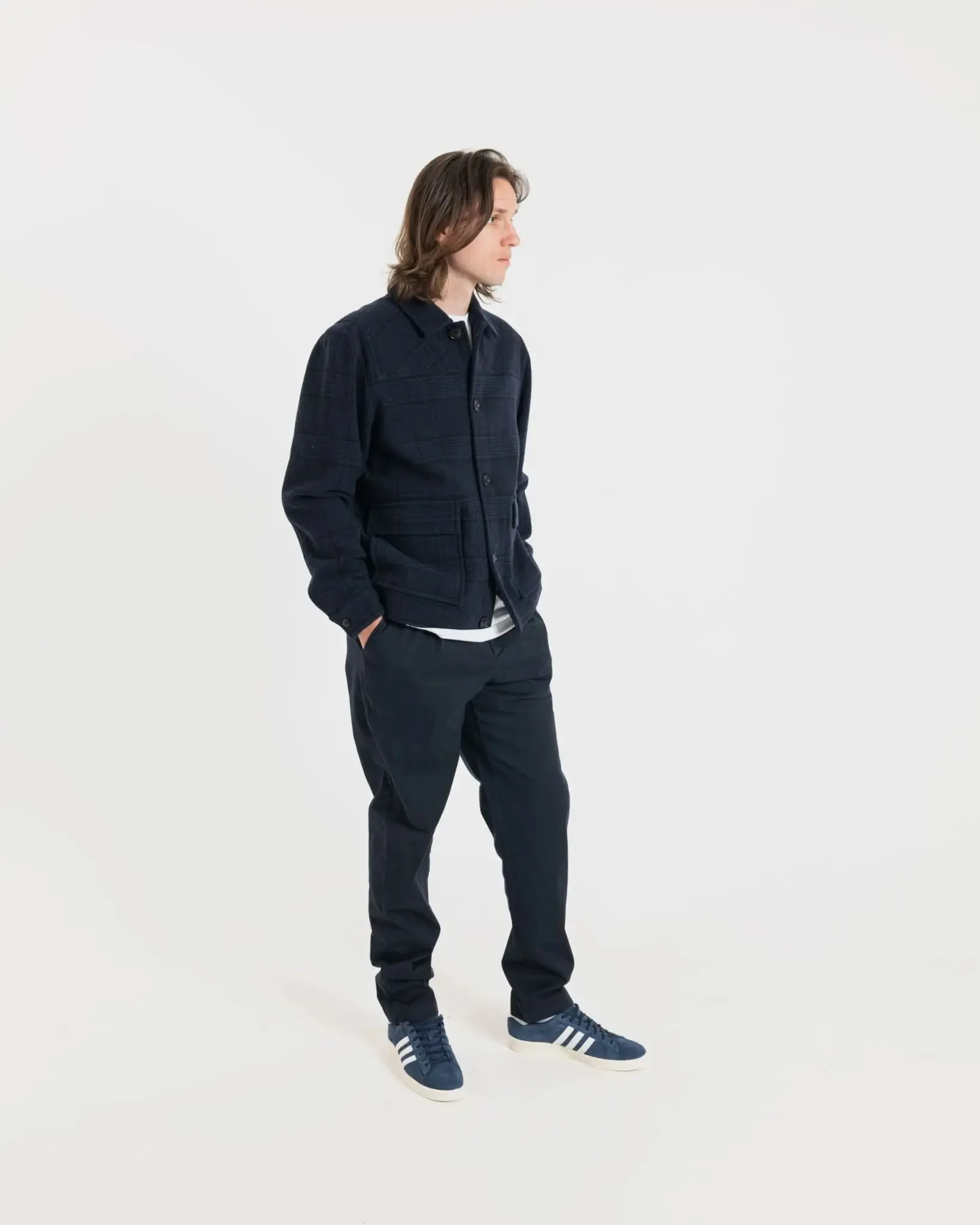 Men's Oliver Jacket Navy Check sold by Gloverall product image thumbnail 5