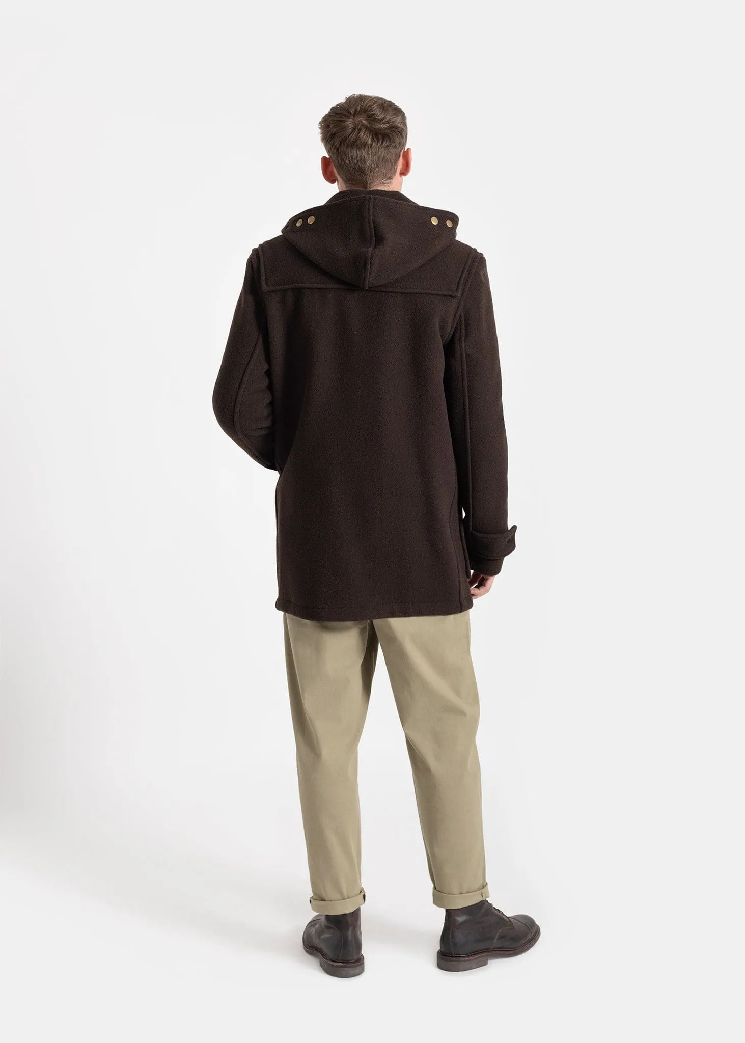 Men's Mid-Length Monty Duffle Coat Brown sold by Gloverall product image thumbnail 5