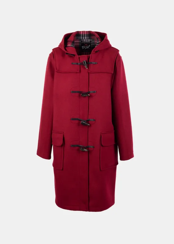 Women's Classic Duffle Coat Red made by Gloverall