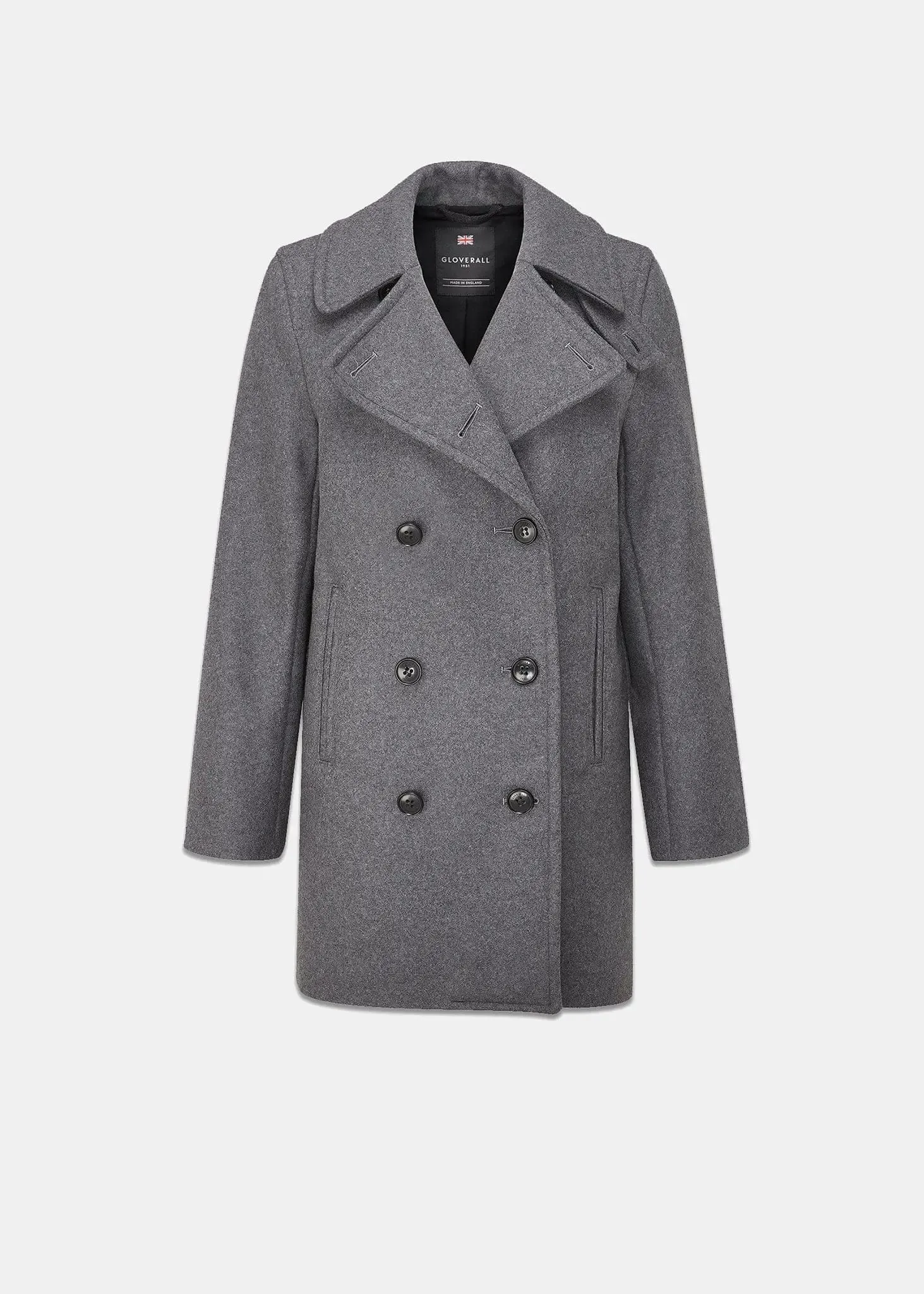Women's Ellen Peacoat Grey sold by Gloverall