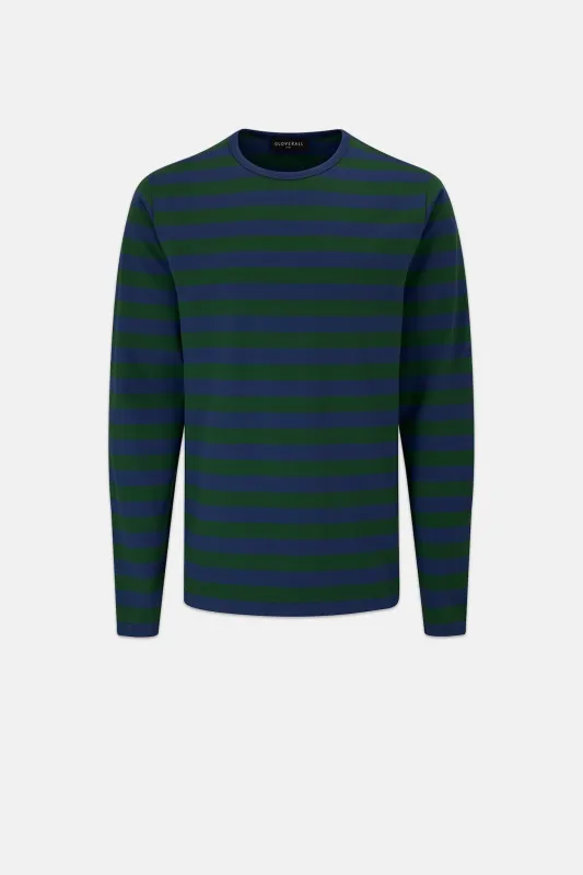 Men's Long Sleeve Top Navy/Green sold by Gloverall
