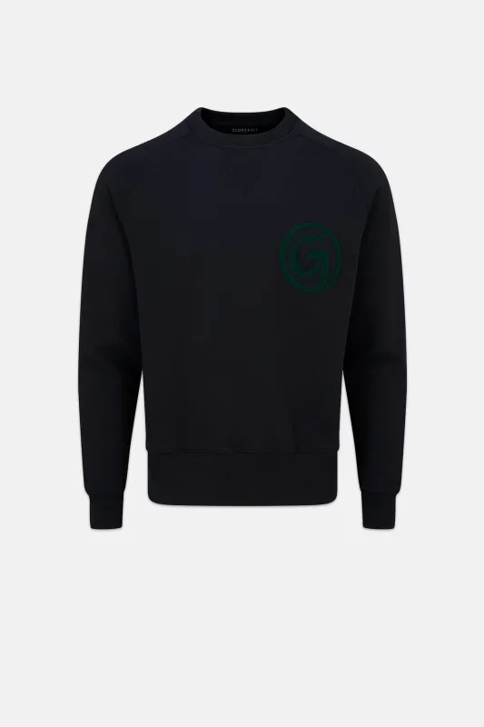 Unisex 'G' Embroidered Sweatshirt Navy made by Gloverall