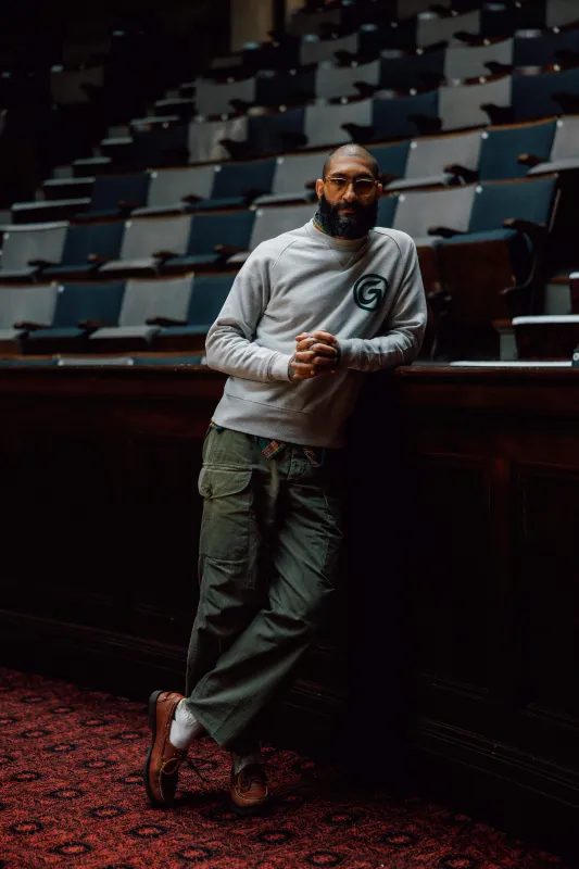 Unisex 'G' Embroidered Sweatshirt Grey made by Gloverall