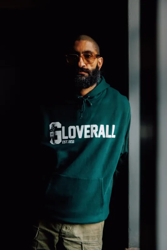 Unisex Ivy Boys Anniversary Graphic Hoodie Green made by Gloverall