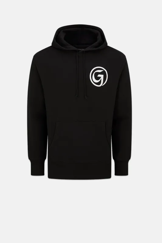 Unisex 'G' Print Hoodie Black made by Gloverall