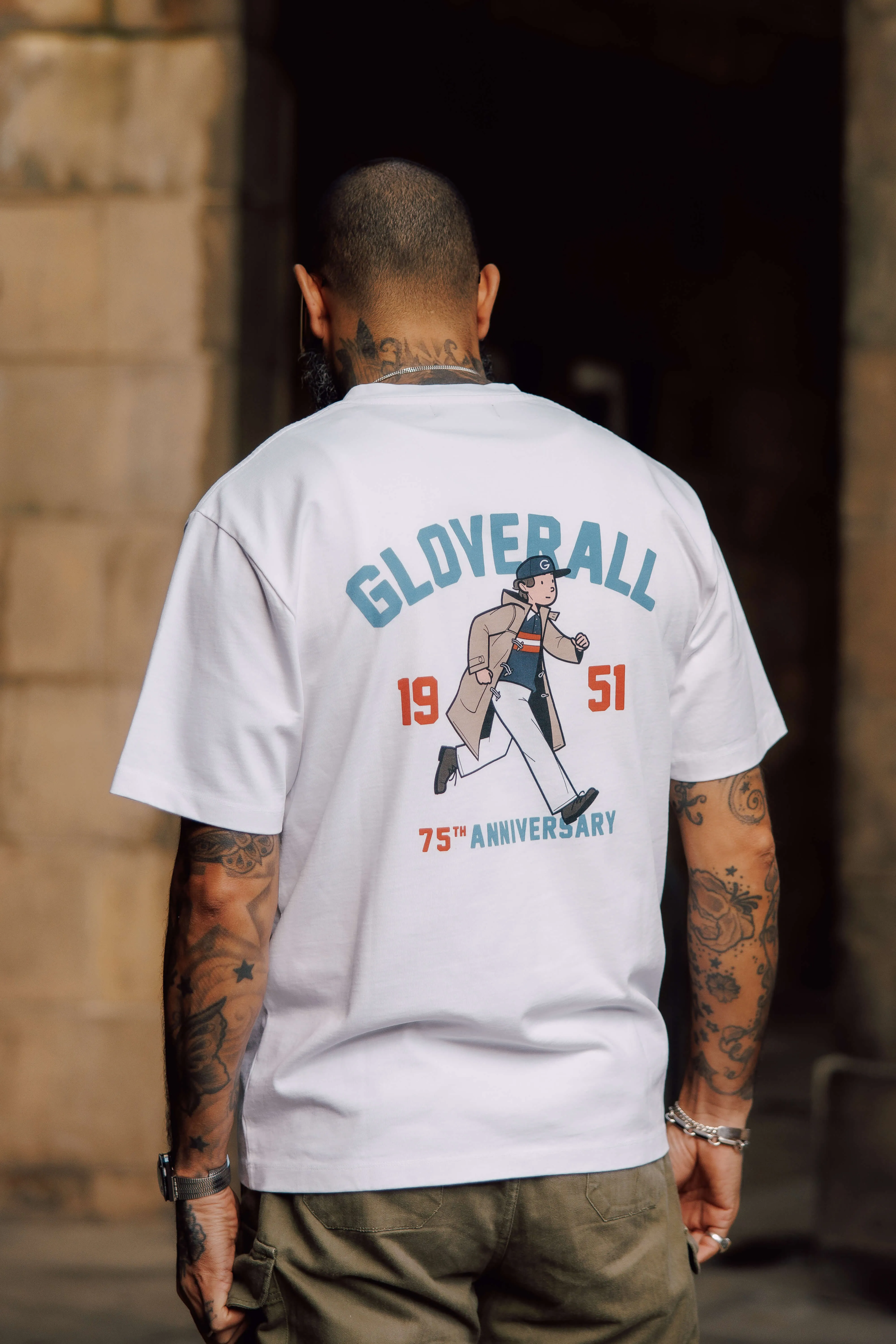 Men's Ivy Boys Anniversary Graphic T-shirt White sold by Gloverall