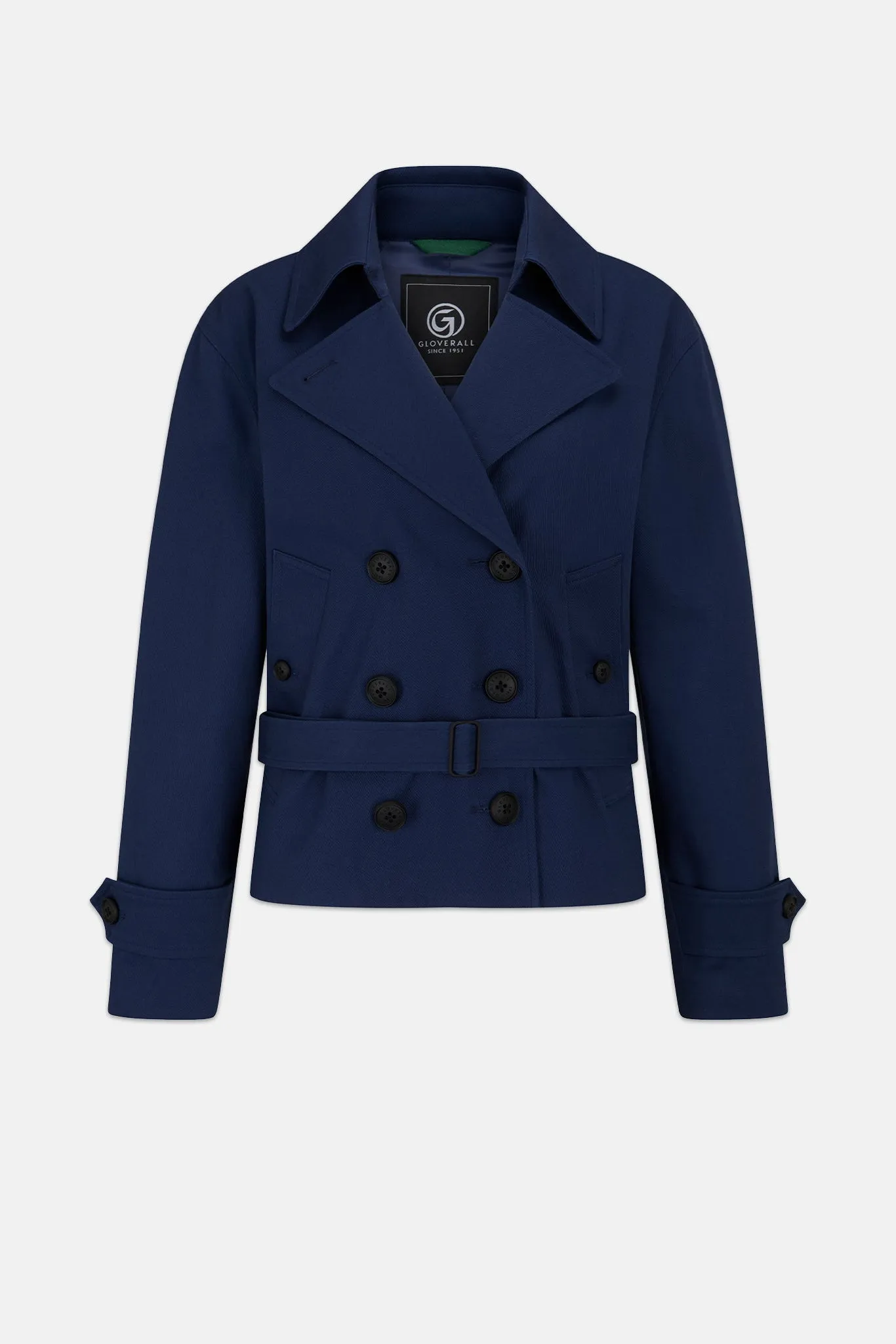 Women's Bacall Cropped Trench Navy sold by Gloverall product image thumbnail 2