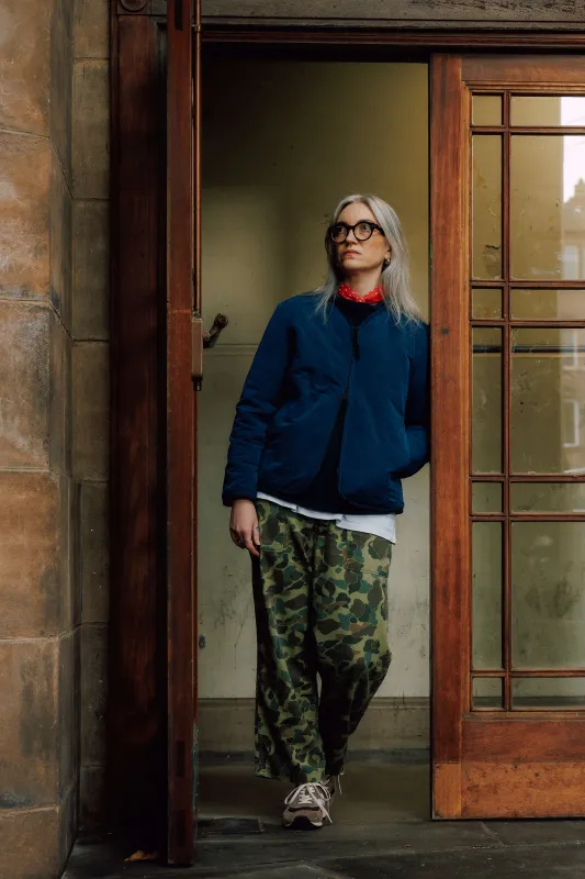 Women's Marilla Dufflewool Liner Jacket Navy sold by Gloverall