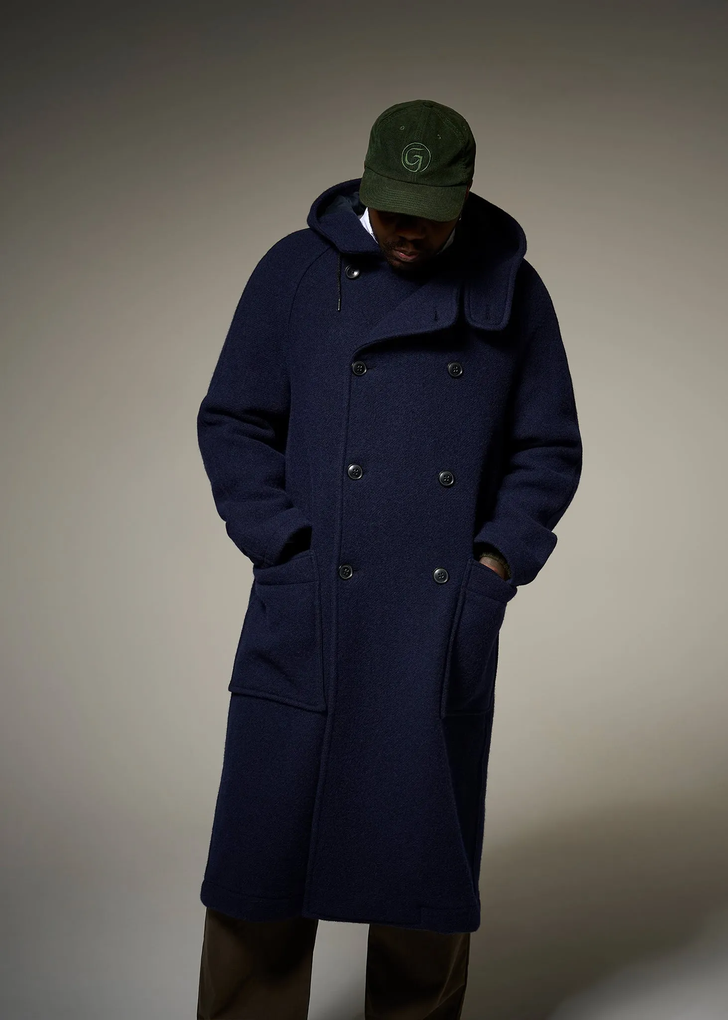 Men's Horatio Overcoat Navy sold by Gloverall product image thumbnail 4