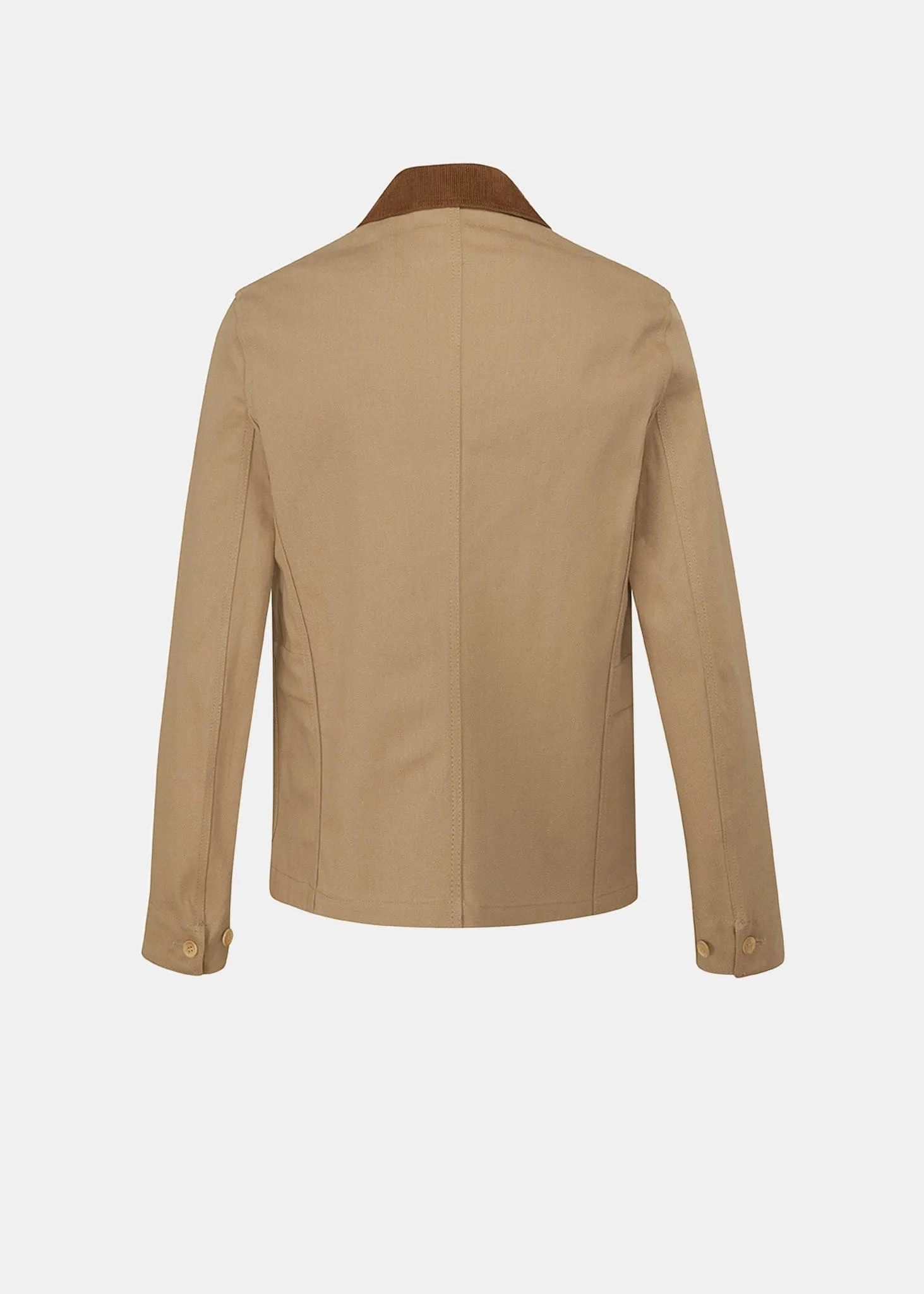 Men's Short Denim Duffle Jacket Camel sold by Gloverall product image thumbnail 2