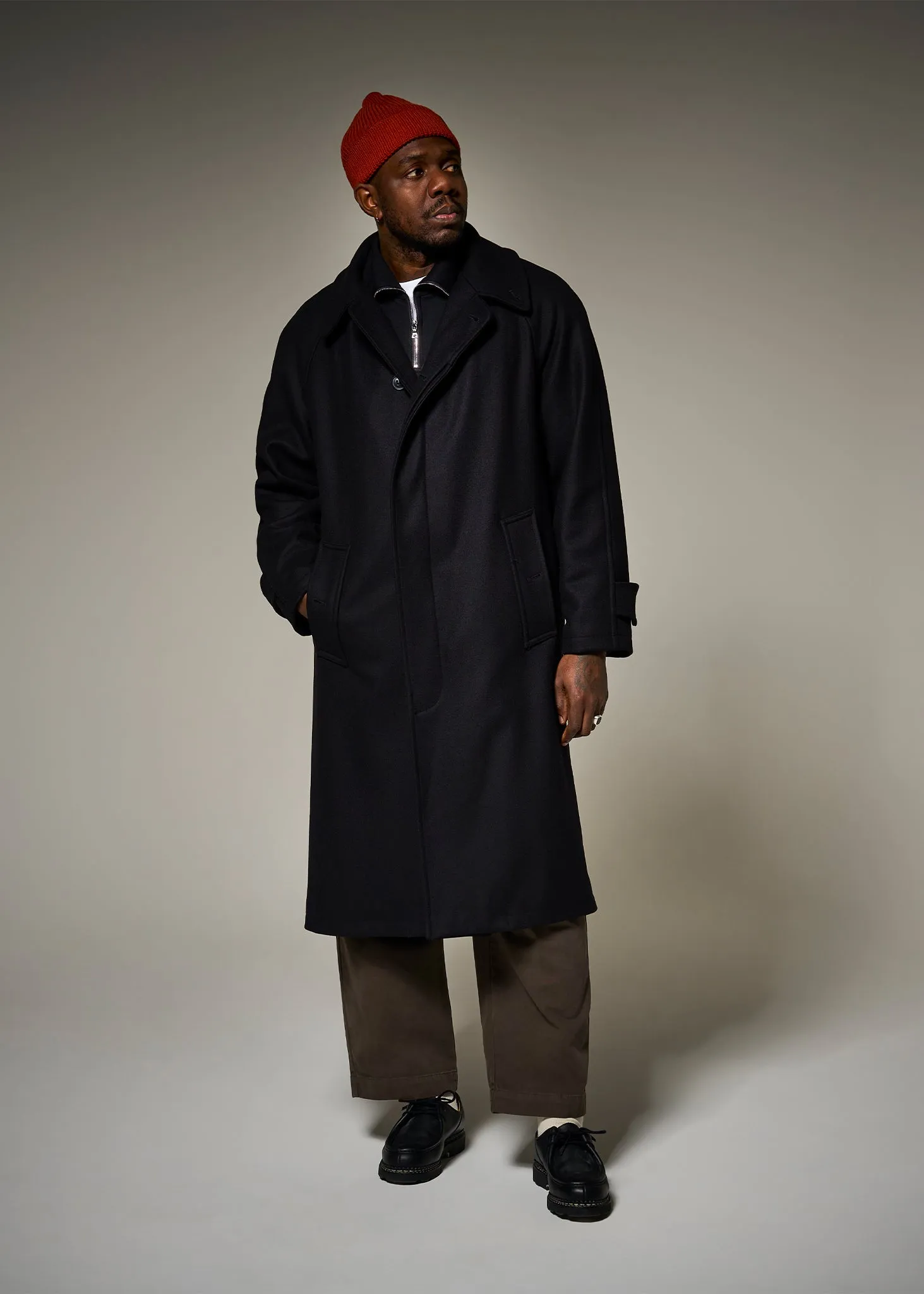 Men's Hynes Overcoat Camel sold by Gloverall product image thumbnail 5