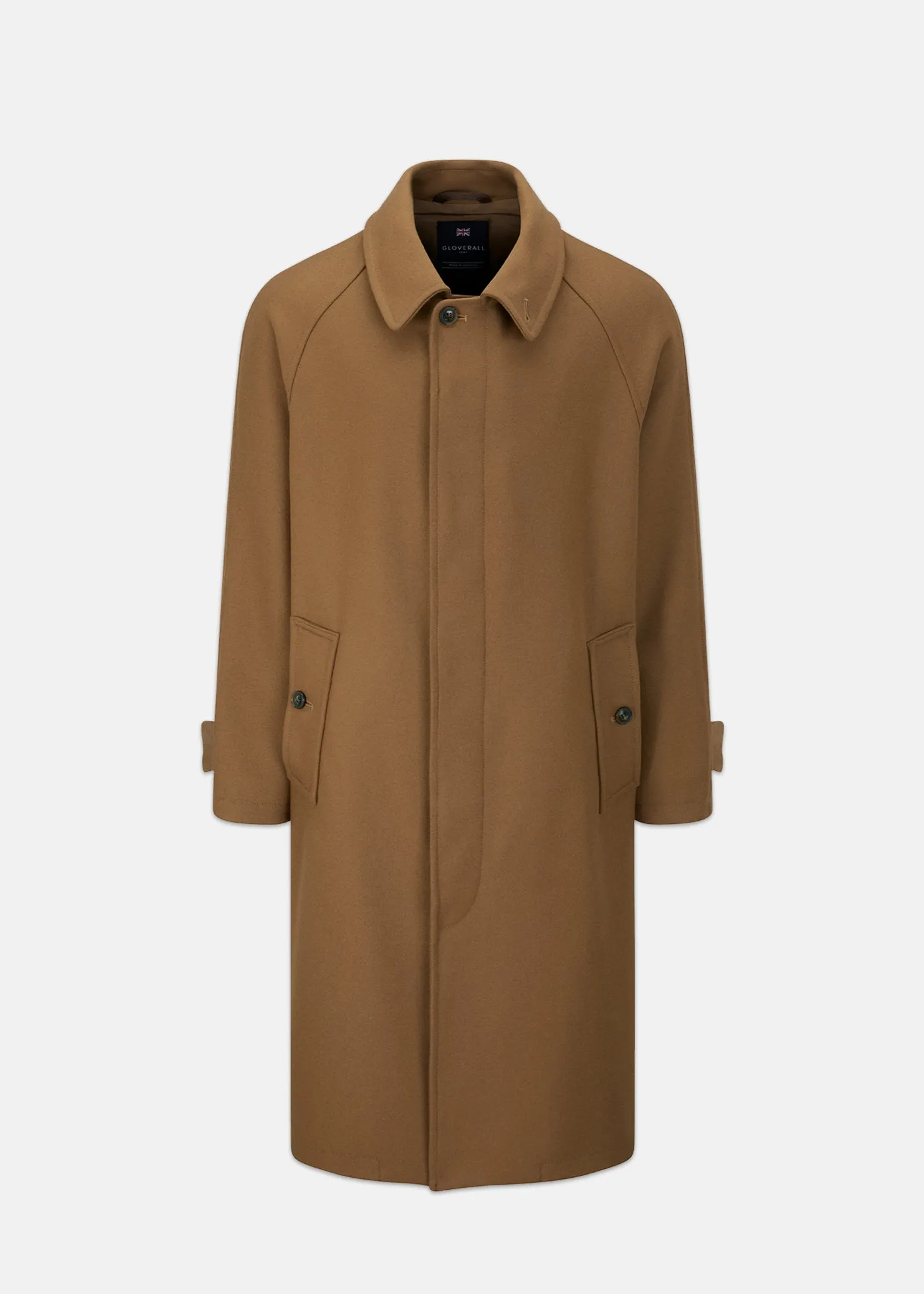 Men's Hynes Overcoat Camel sold by Gloverall
