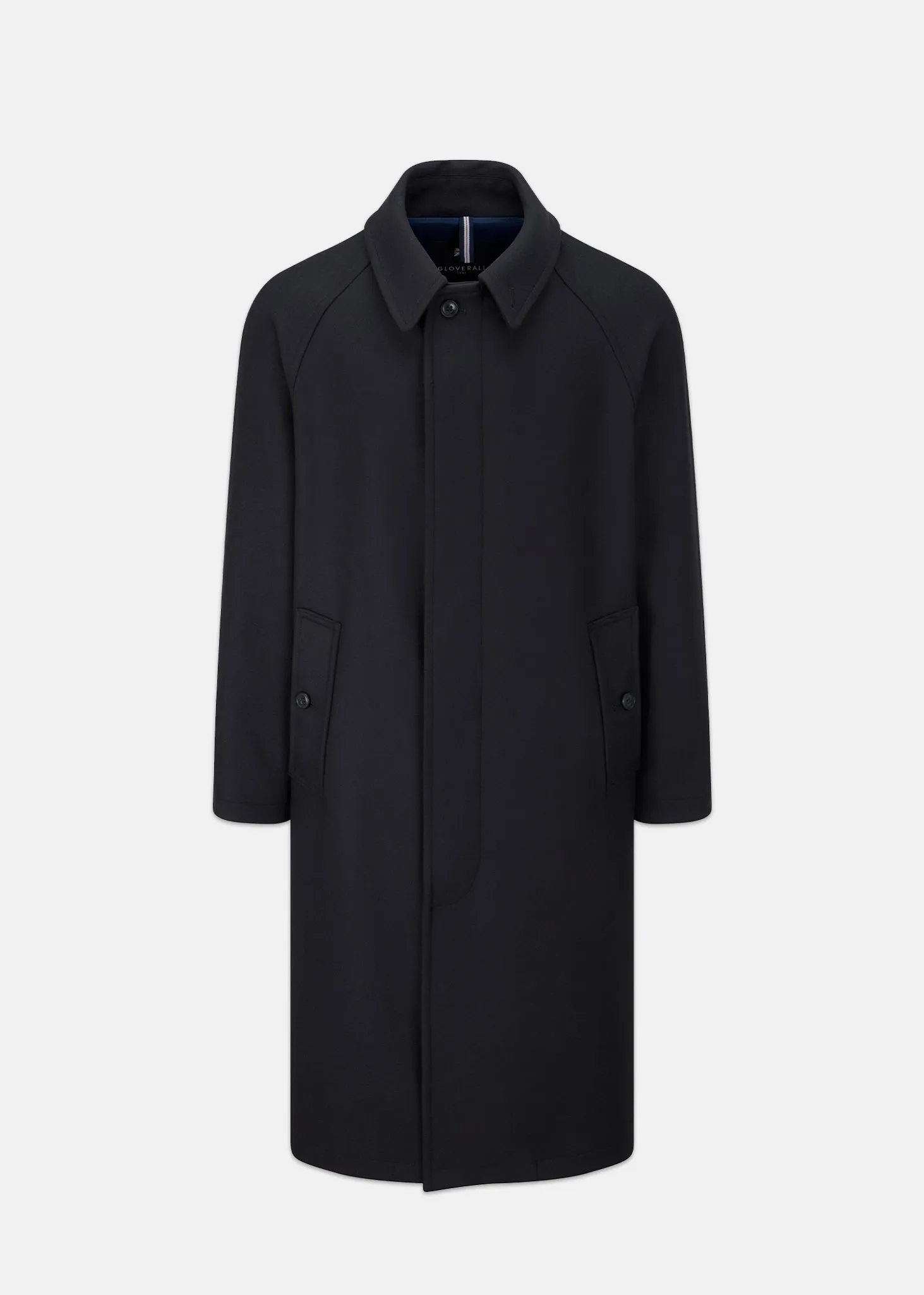 Men's Hynes Overcoat Navy sold by Gloverall