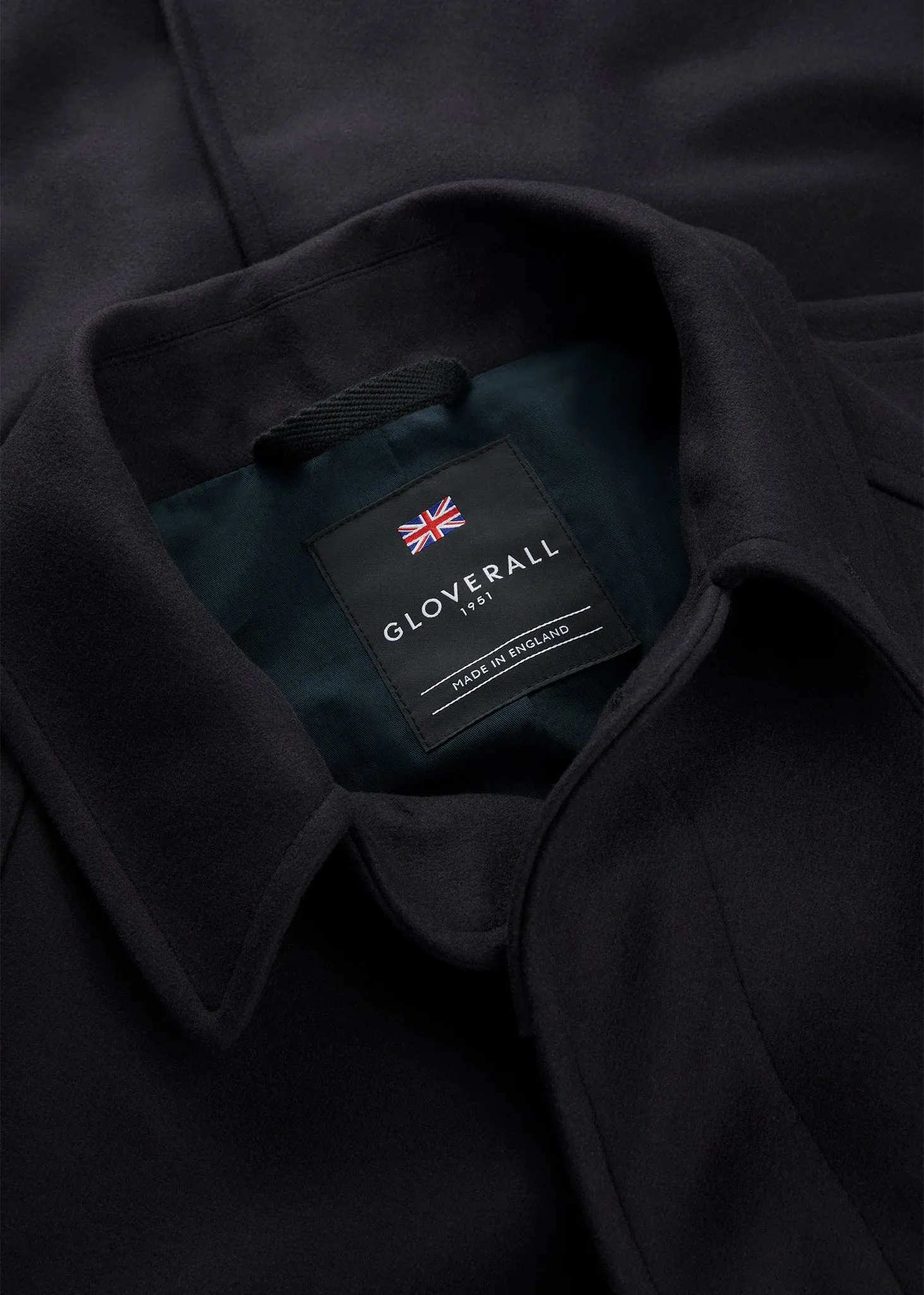 Men's Hynes Overcoat Navy sold by Gloverall product image thumbnail 4