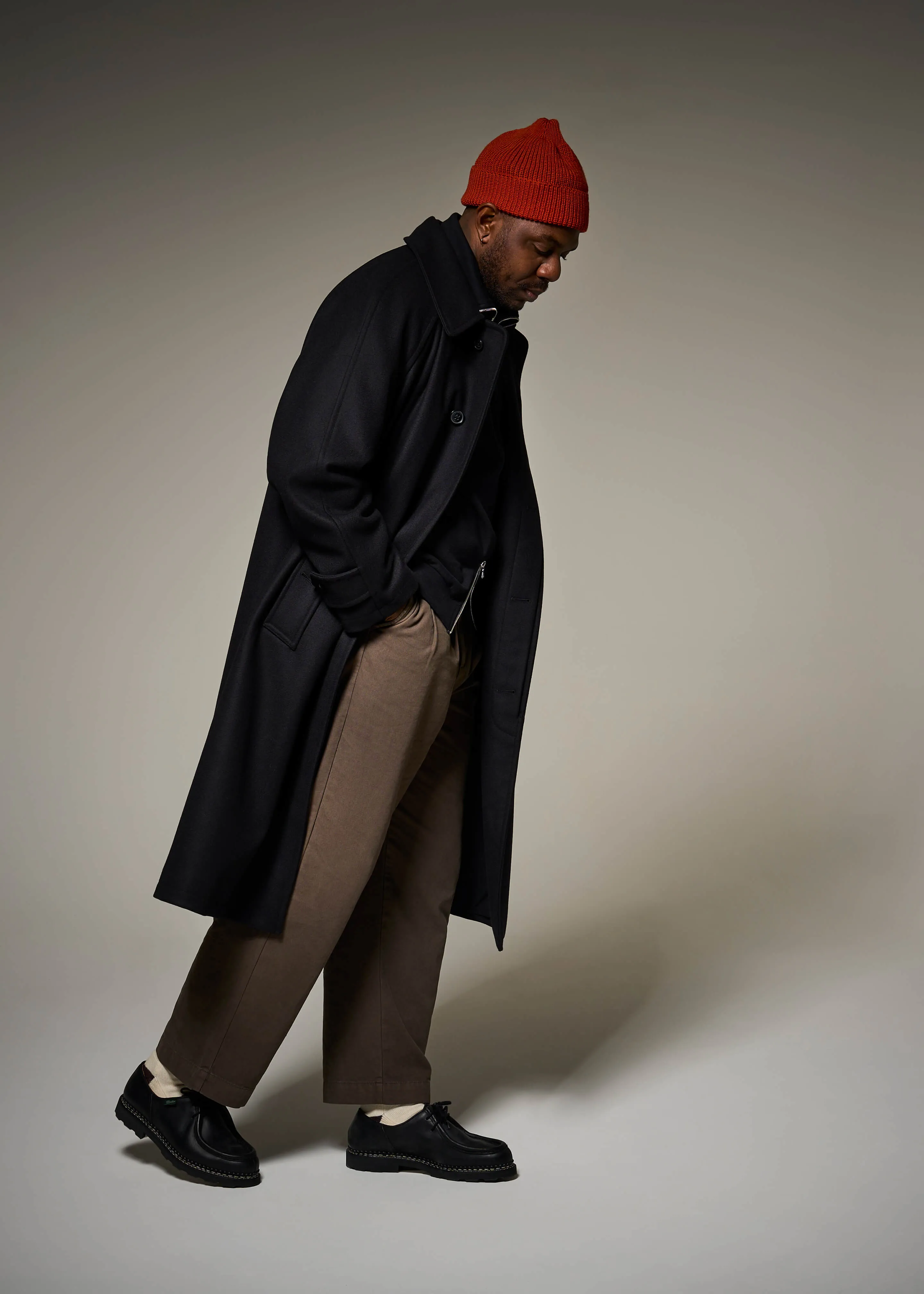 Men's Hynes Overcoat Black sold by Gloverall product image thumbnail 4