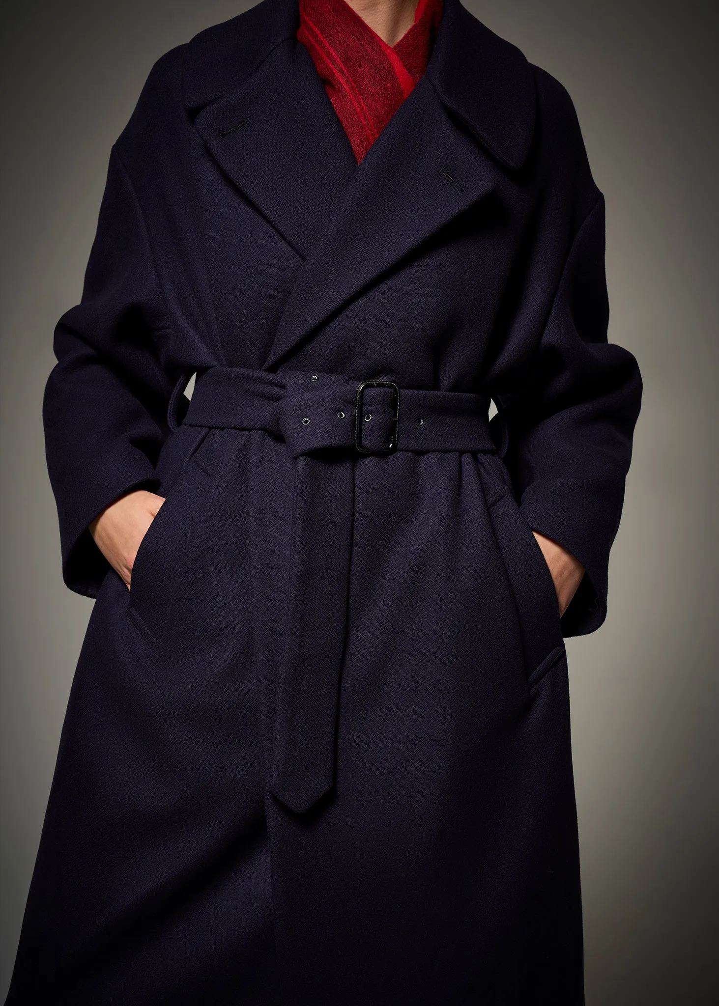 Women's Hepburn Overcoat Navy sold by Gloverall product image thumbnail 4