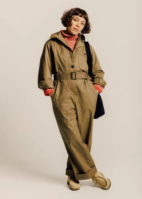 Women's Curtis Overall Camel made by Gloverall