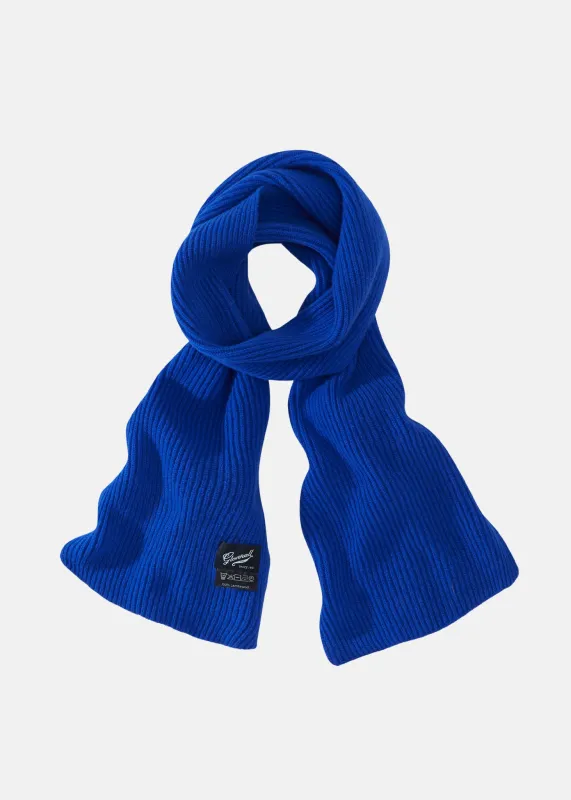 Unisex Fisherman Scarf Royal Blue made by Gloverall