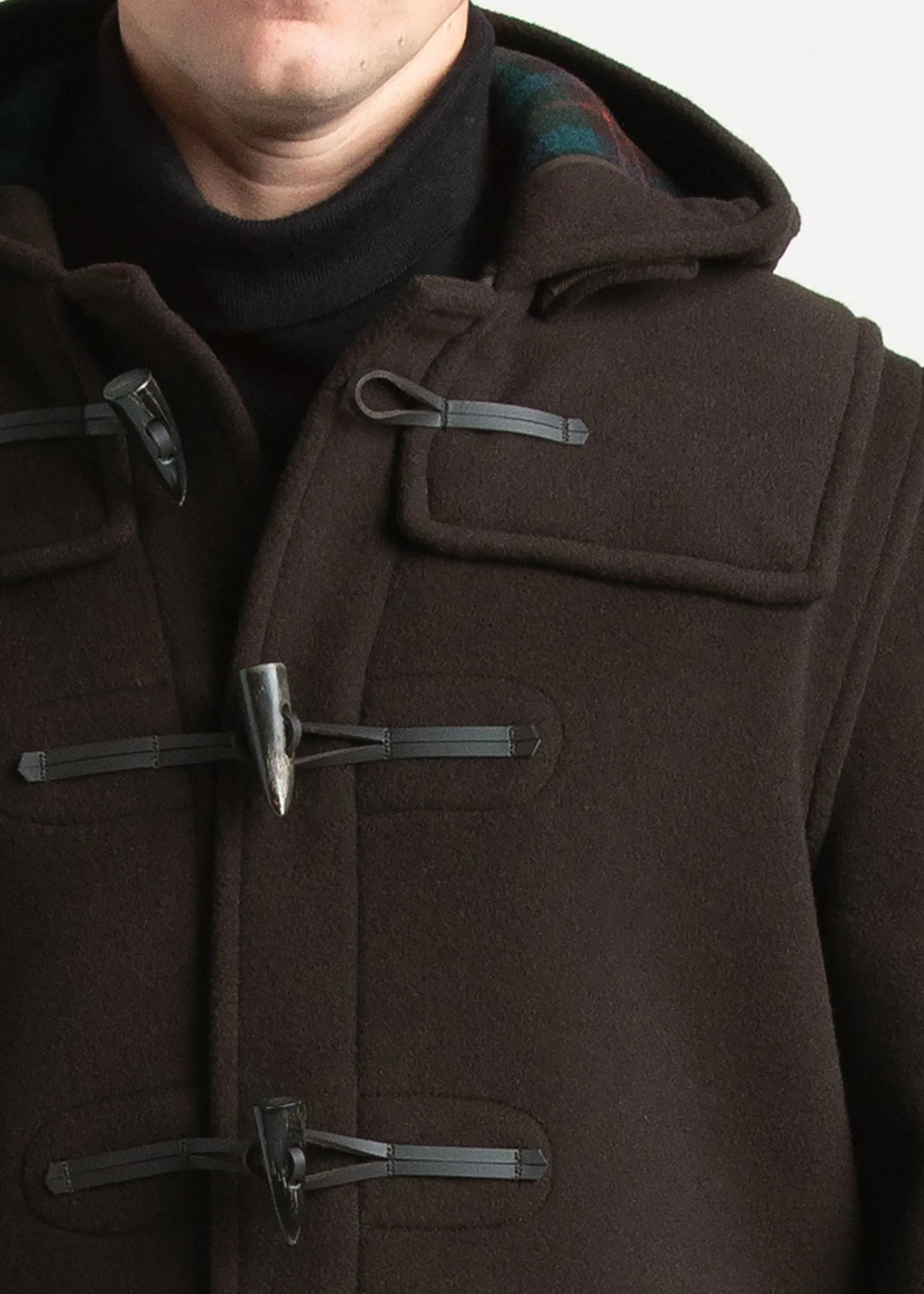 Men's Morris Duffle Coat Brown Tartan sold by Gloverall product image thumbnail 2